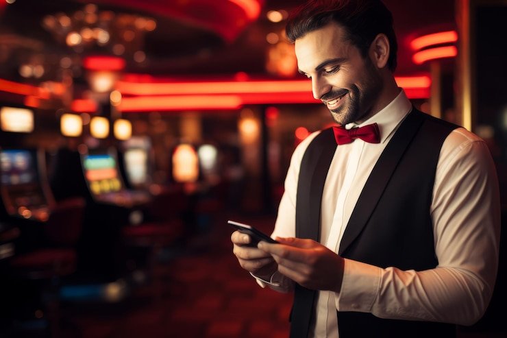 Antarmuka permainan slot modern di platform rajabola slot